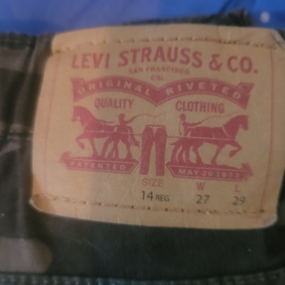 Levi's Camo Kids Pants 14 - Picture 4 of 5